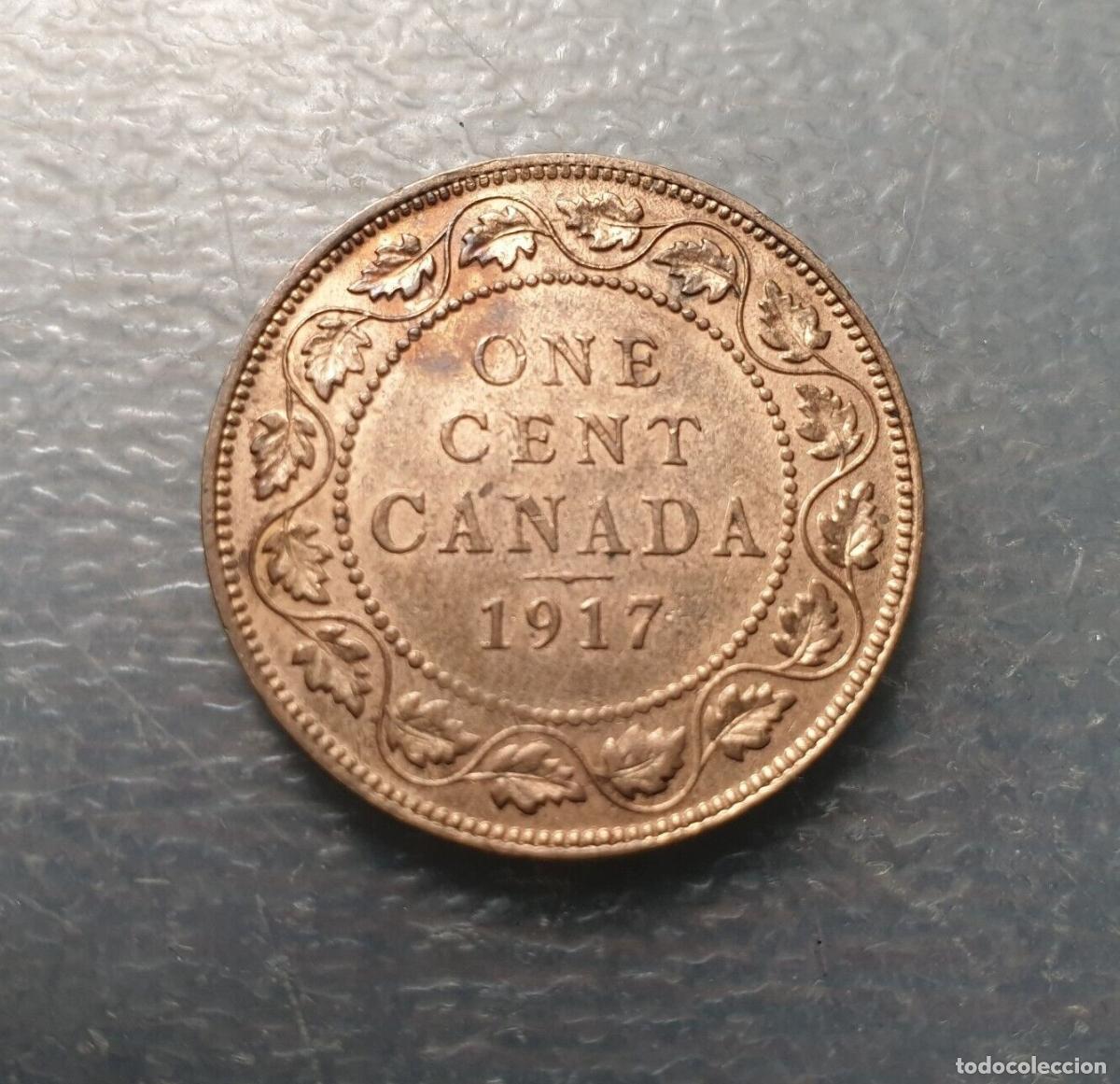 Monedas antiguas de Am&eacute;rica: CANADA GEORGE V 1 CENT 1917 EBC - Foto 1