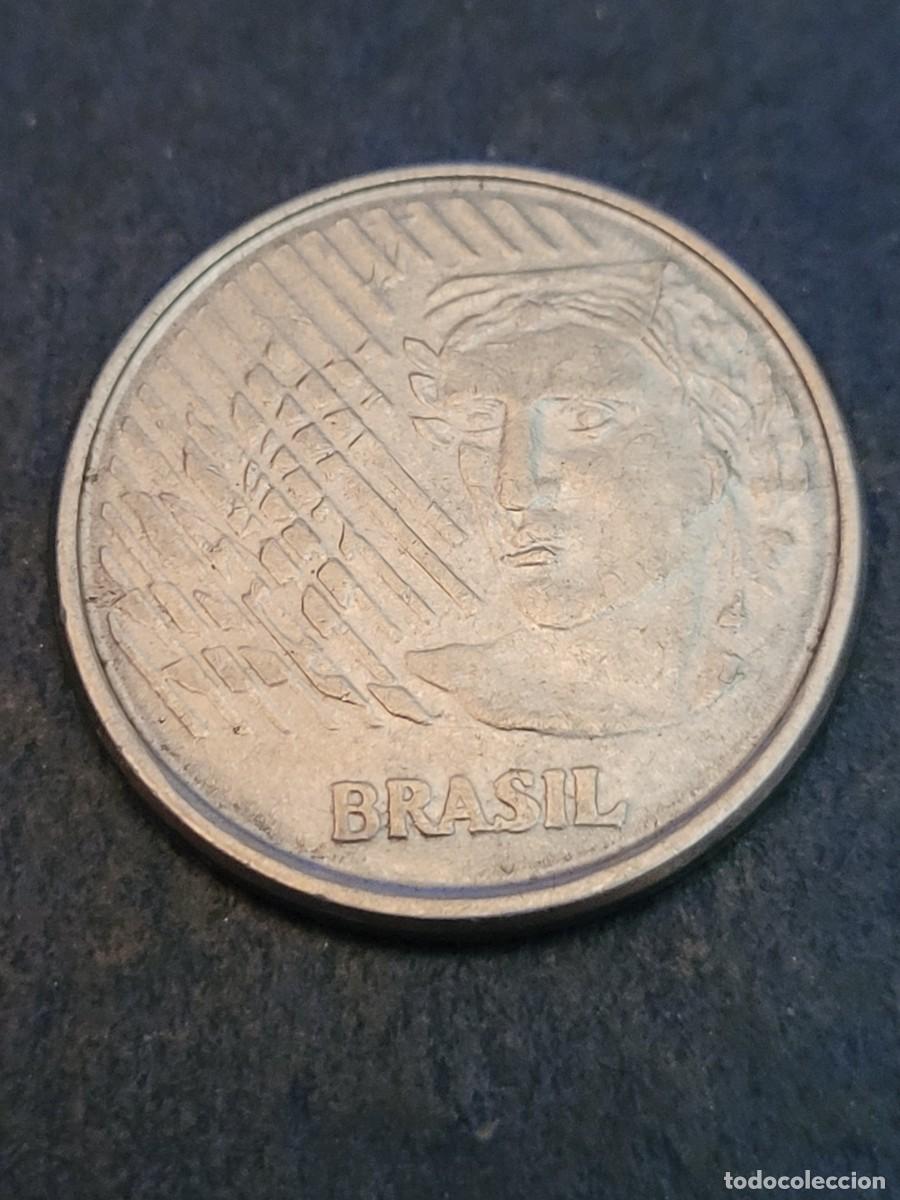 Monedas antiguas de Am&eacute;rica: Moneda 5 centavos 1996 Brasil - Foto 1