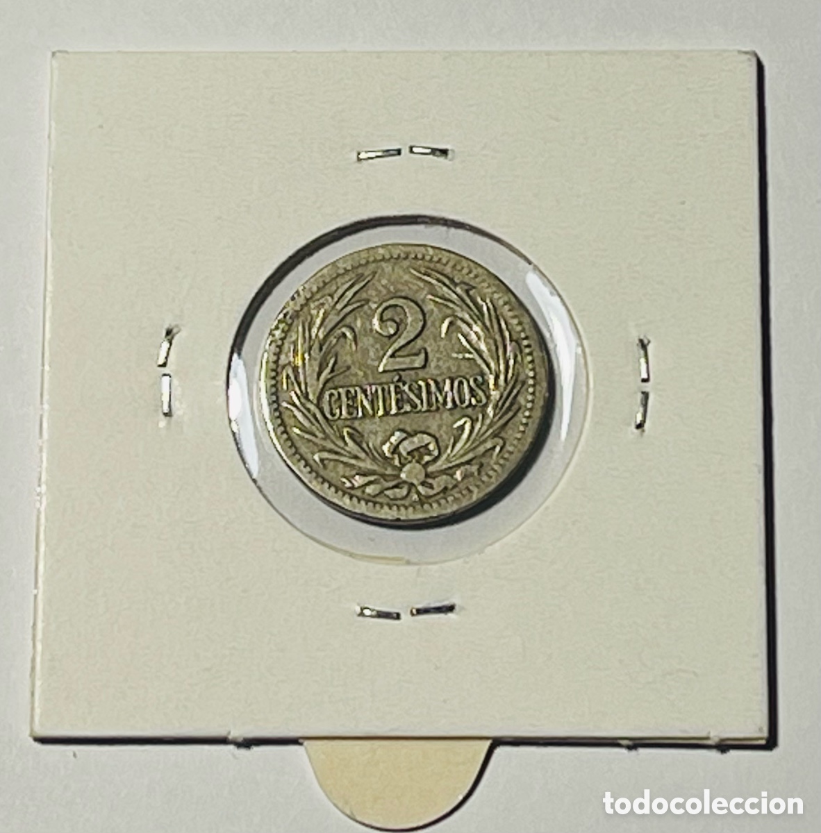 Monedas antiguas de Am&eacute;rica: 2 centesimos 1901 A Uruguay - Foto 2