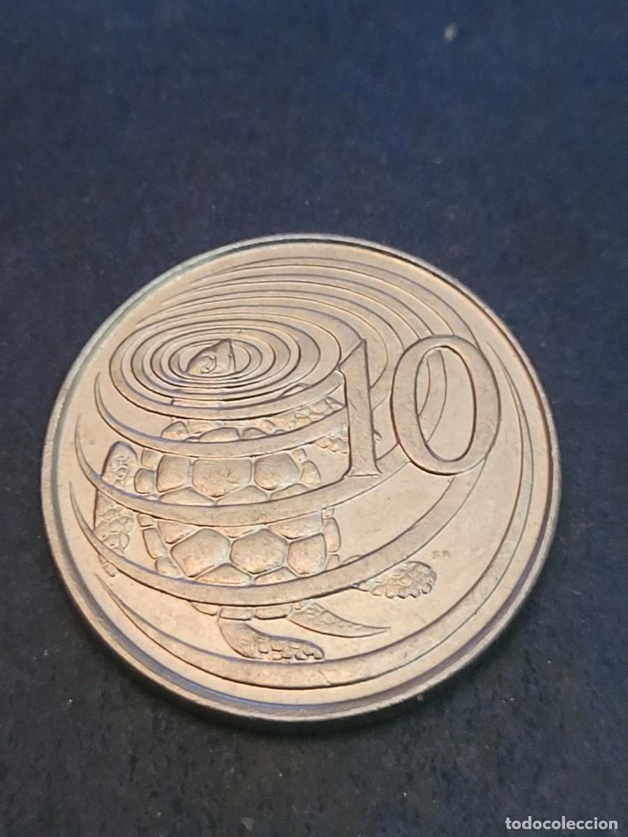 Monedas antiguas de Am&eacute;rica: Moneda 10 centavos 2008 Islas Caim&aacute;n - Foto 2