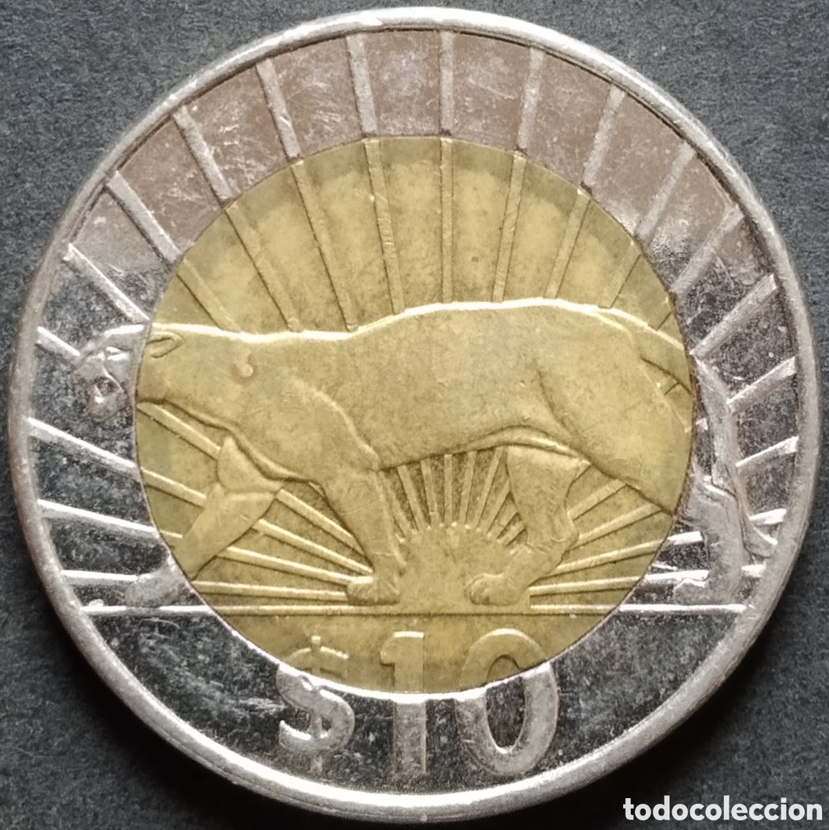 Monedas antiguas de Am&eacute;rica: MONEDA - URUGUAY 10 PESOS 2015 - Foto 1