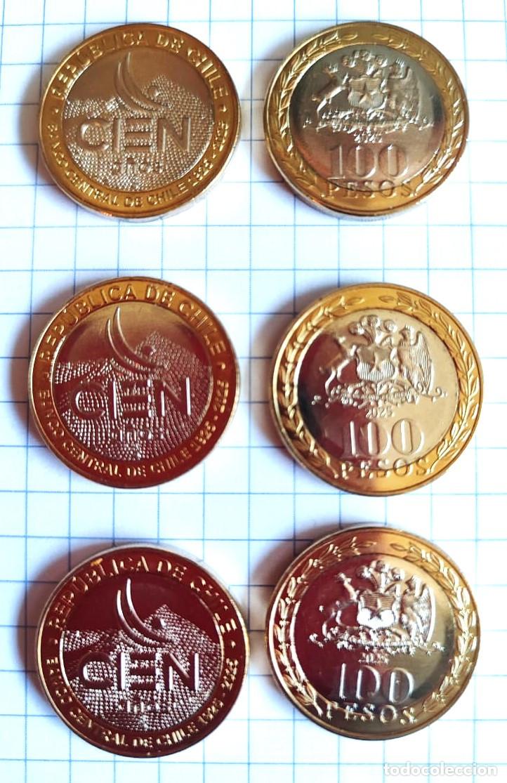Monedas antiguas de Am&eacute;rica: moneda de $100 que conmemora su centenario 2025 Chile - Foto 3