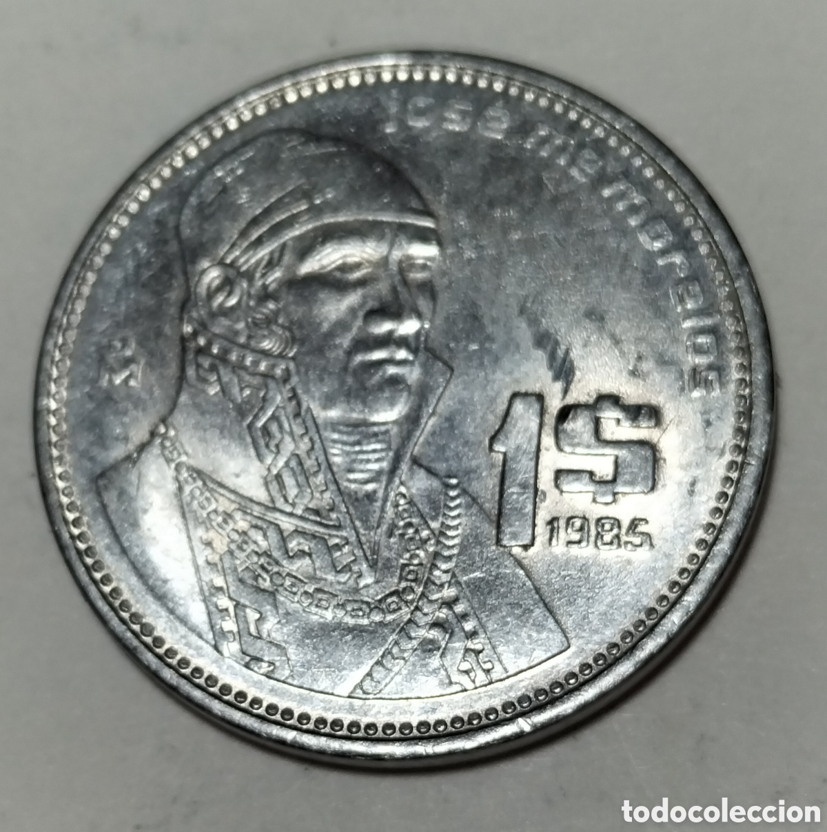 Monedas antiguas de Am&eacute;rica: Moneda 1 Peso 1985 M&eacute;xico. - Foto 1