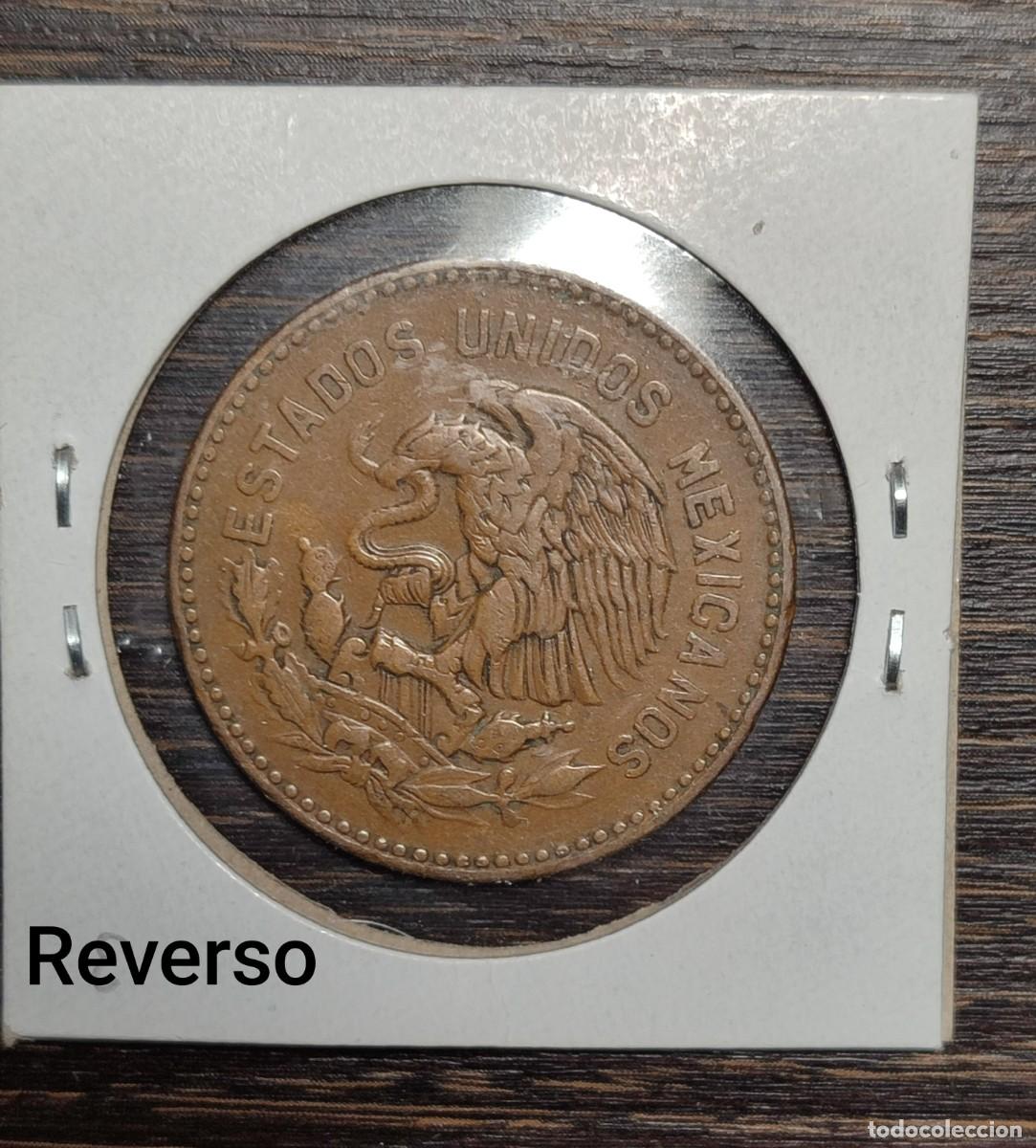 Monedas antiguas de Am&eacute;rica: 50 centavos M&eacute;xico 1957 MBC - Foto 2