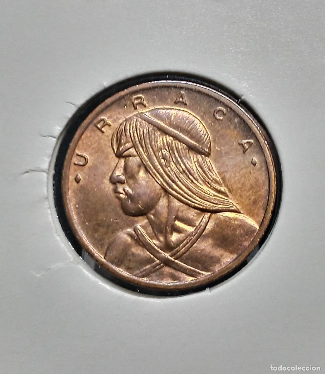 Monedas antiguas de Am&eacute;rica: PANAM&Aacute; 1 CENT&Eacute;SIMO 1986 KM#22 EBC. - Foto 2