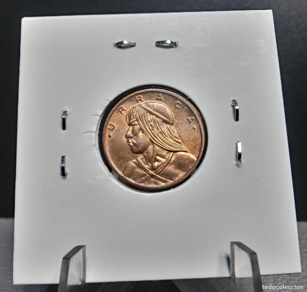 Monedas antiguas de Am&eacute;rica: PANAM&Aacute; 1 CENT&Eacute;SIMO 1986 KM#22 EBC. - Foto 4