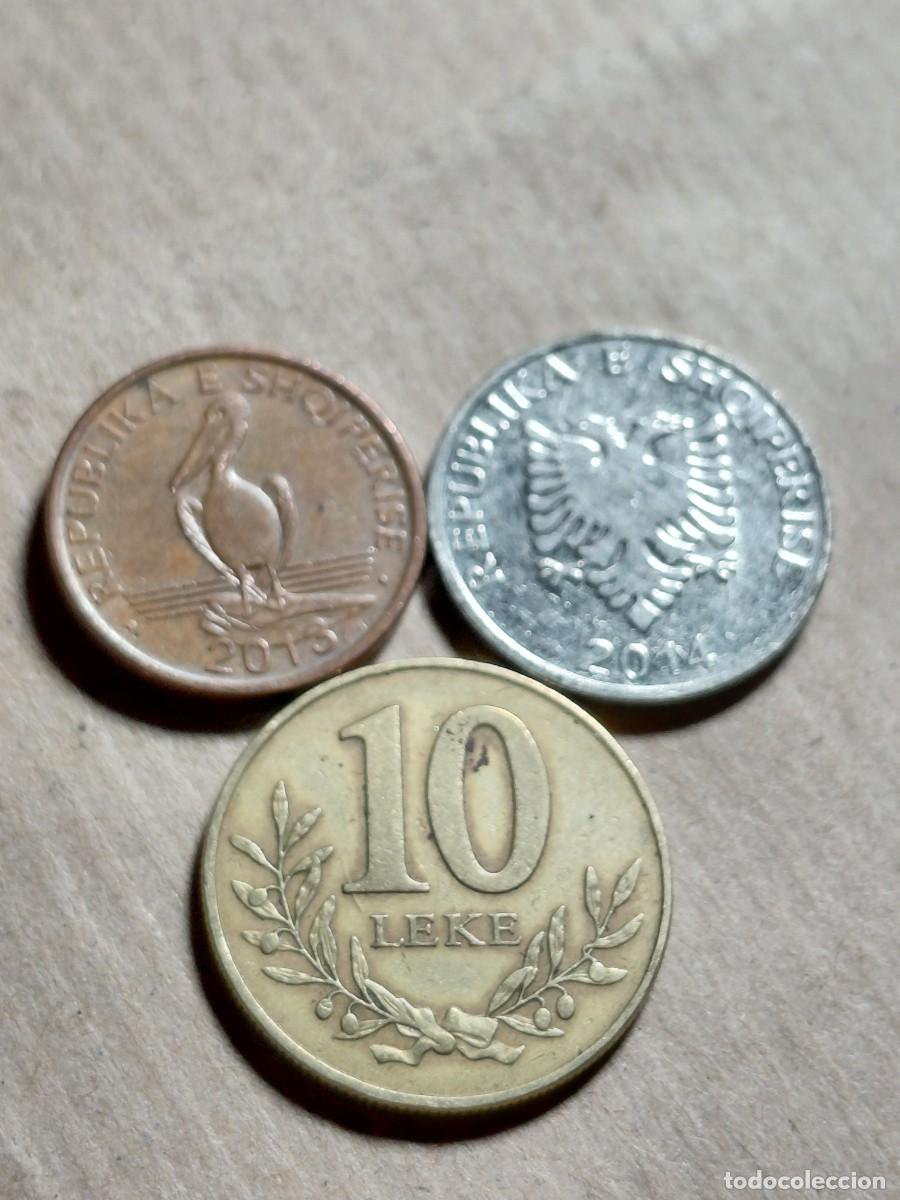 Monedas antiguas de Am&eacute;rica: ALBANIA - LOTE 3 MONEDAS - Foto 1