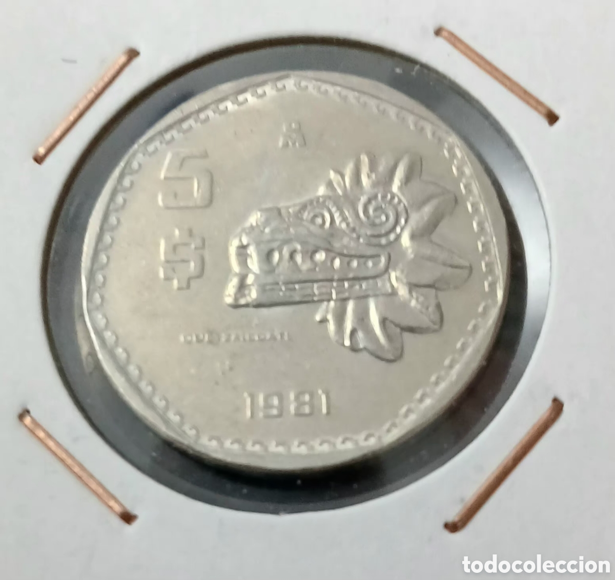 Monedas antiguas de Am&eacute;rica: 5pesos M&eacute;xico 1981 S/C - Foto 2
