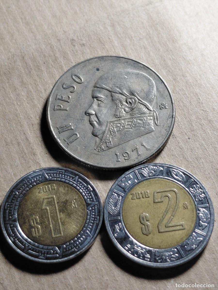 Monedas antiguas de Am&eacute;rica: MEXICO - LOTE 3 MONEDAS - Foto 1