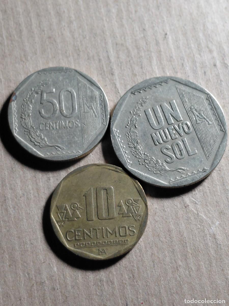Monedas antiguas de Am&eacute;rica: PERU - LOTE 3 MONEDAS - Foto 1