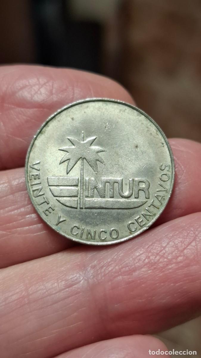Monedas antiguas de Am&eacute;rica: MONEDA DE CUBA DE 25 CENTAVOS DE 1981 - Foto 2