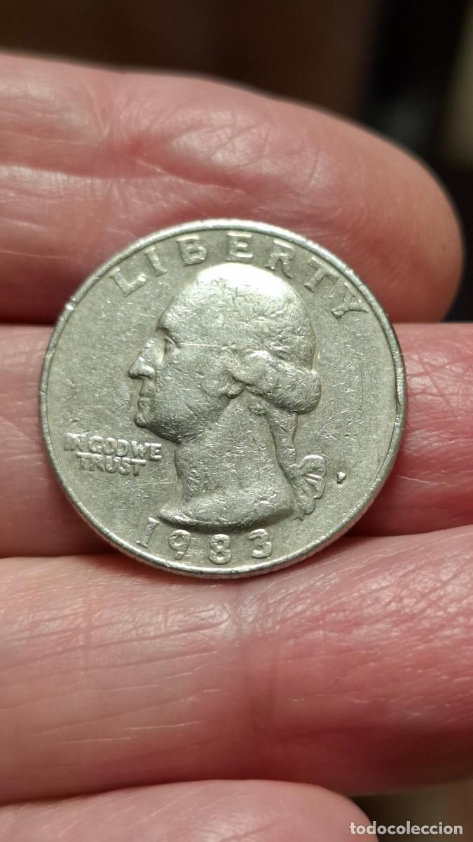 Old Coins of America: MONEDA DE ESTADOS UNIDOS DE 1/4 DOLAR DE 1983 (P)