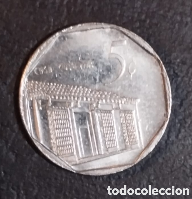 Monedas antiguas de Am&eacute;rica: 5 centavos Cuba 2000 - Foto 2
