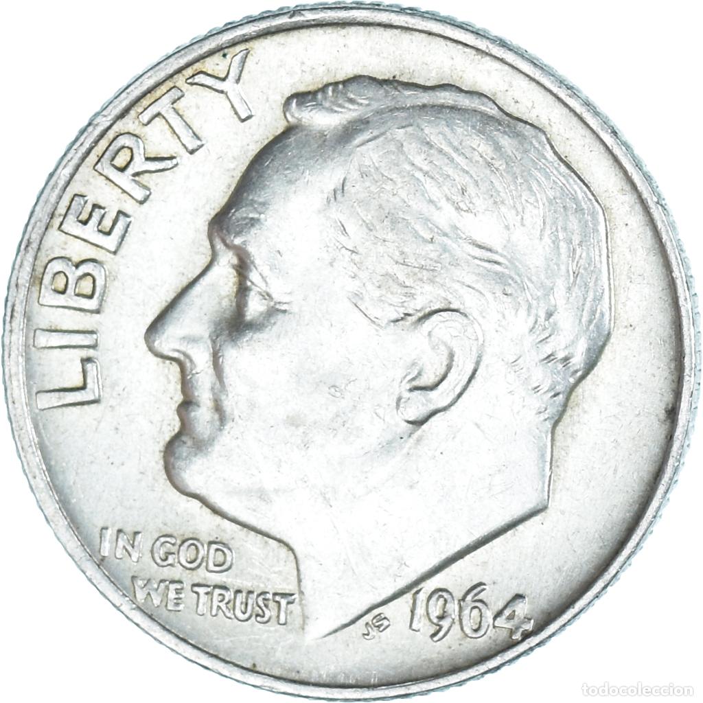 Monnaies anciennes d'Am&eacute;rique: [#1141518] Moneda, Estados Unidos, Roosevelt Dime, Dime, 1964, U.S. Mint, Philadelphia