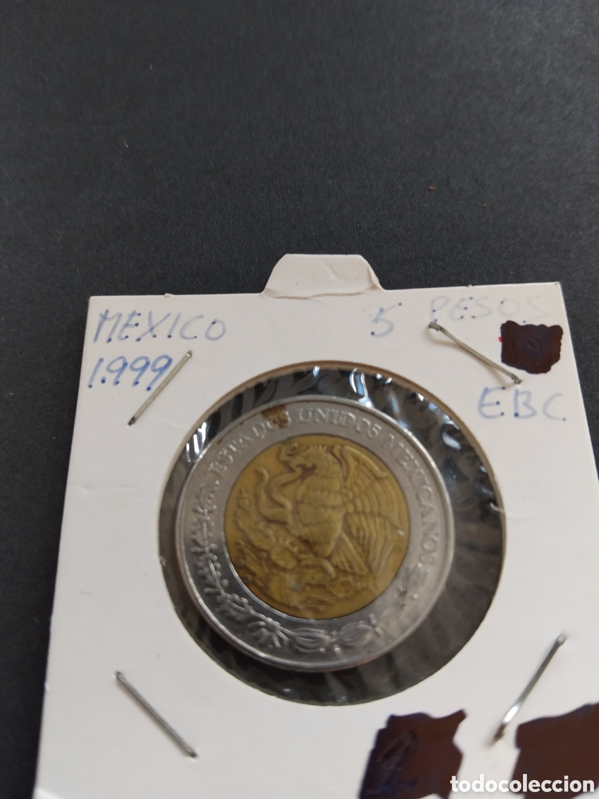 Old Coins of America: M&eacute;xico. 1999. 5 Pesos.