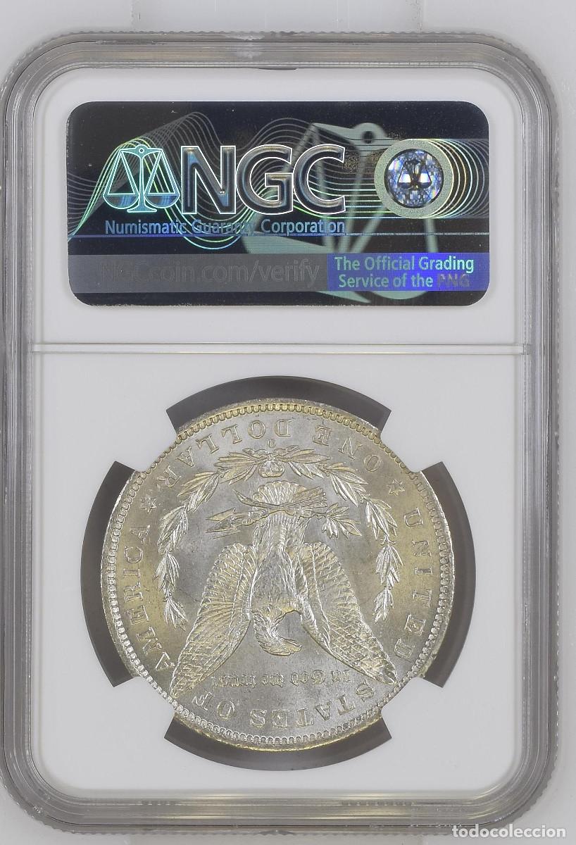 Monedas antiguas de Am&eacute;rica: Dolar Morgan 1883 MS62 O - Foto 2