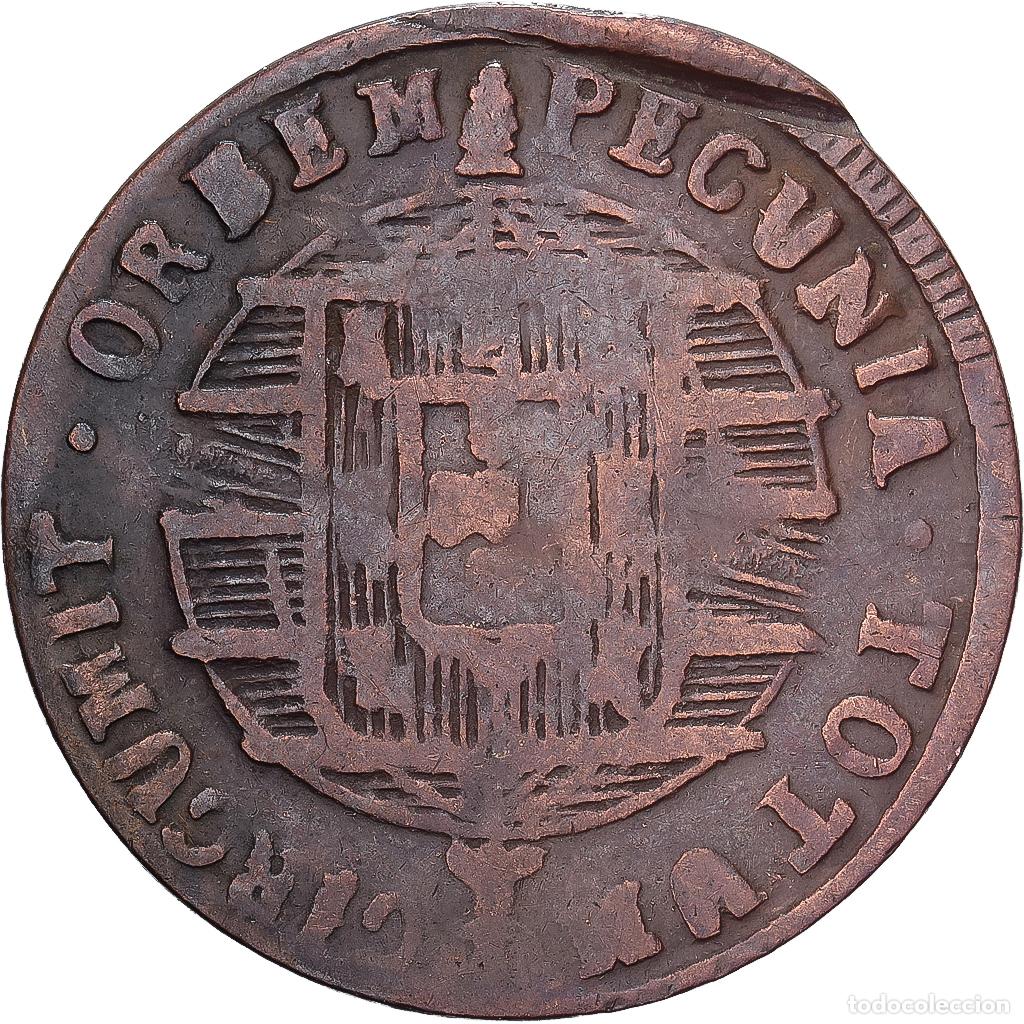 Old Coins of America: [#1527224] Brasil, 10 Reis, 1821, Rio de Janeiro, Cobre, BC+, KM:314.1