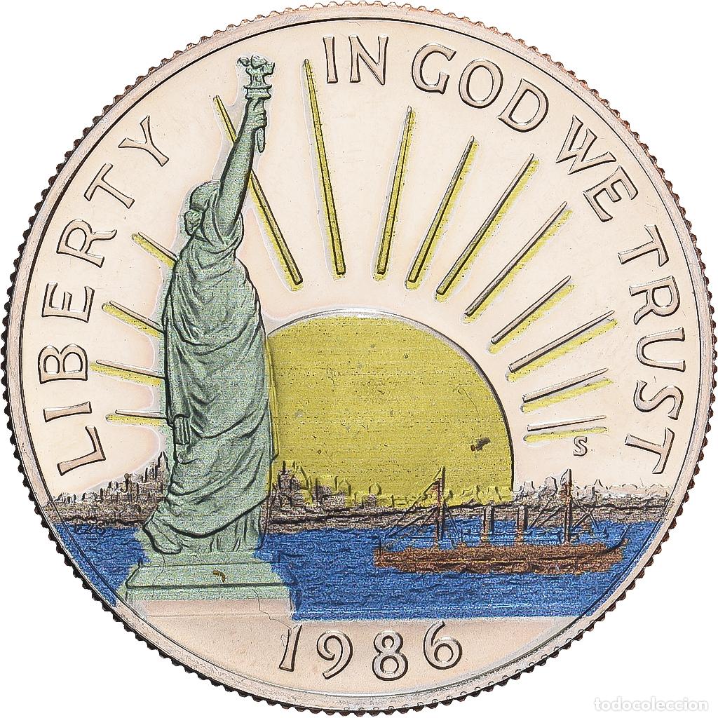 Monnaies anciennes d'Am&eacute;rique: [#1527433] Estados Unidos, Half Dollar, 1986, San Francisco, Cobre - n&iacute;quel recubierto de