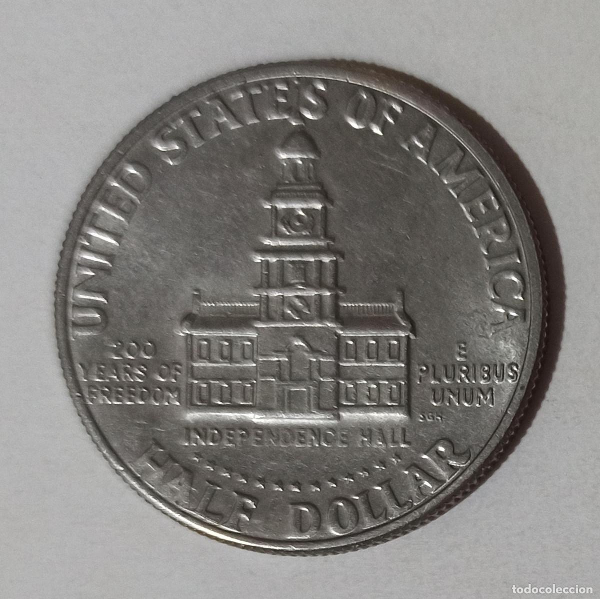 Old Coins of America: MODENA DE 1/2 D&Oacute;LAR ( ESTADOS UNIDOS ) E.E.U.U. KENEDY 1976-D