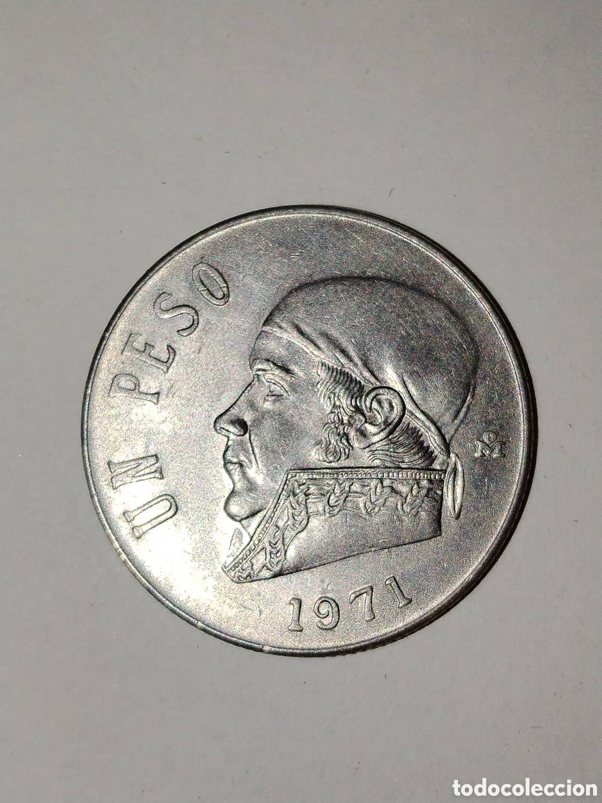 Old Coins of America: M&eacute;xico. 1 peso. 1971. Cupron&iacute;quel. 9 grs. 29 mm