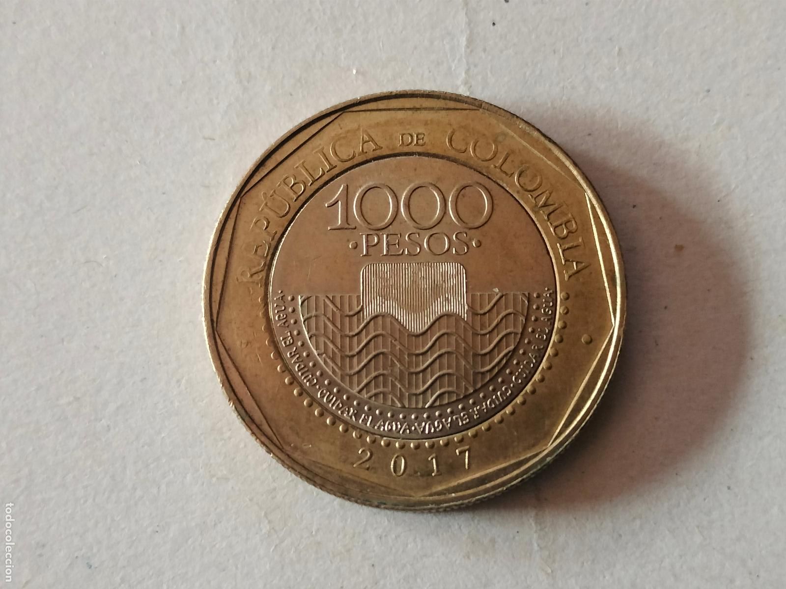 Monnaies anciennes d'Am&eacute;rique: MONEDA COLOMBIA 1000 PESOS 2017 BUEN ESTADO VER FOTOS