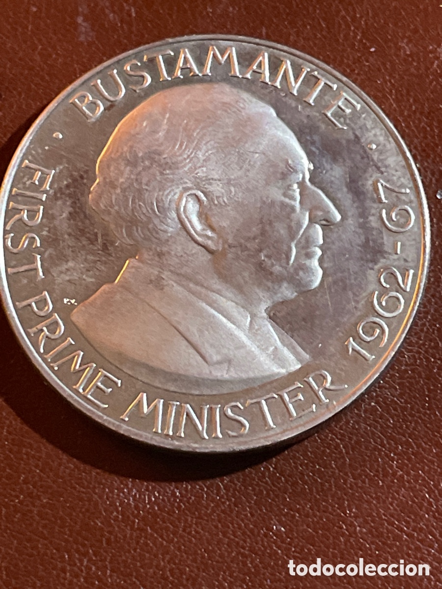 Monnaies anciennes d'Am&eacute;rique: Moneda Jamaica a&ntilde;o 1972