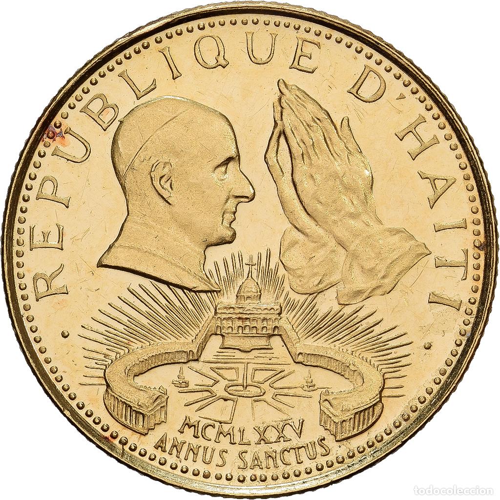 Old Coins of America: [#1550036] Hait&iacute;, 200 Gourdes, 1974, Prueba, Oro, FDC, KM:115