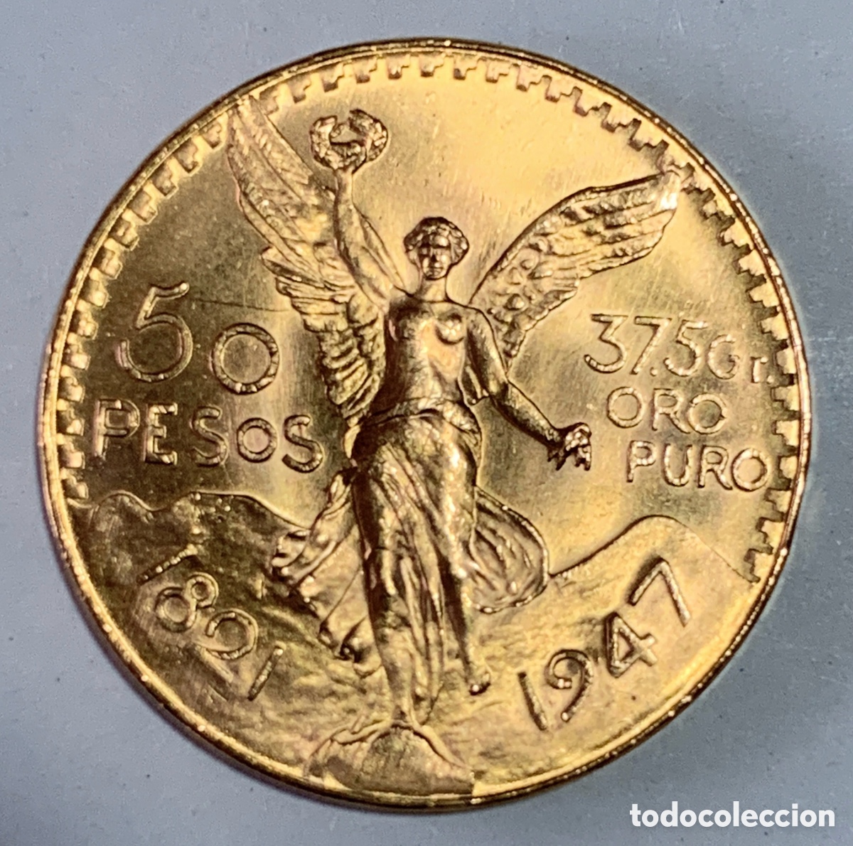 Old Coins of America: 50 PESOS ORO MEXICO 1947