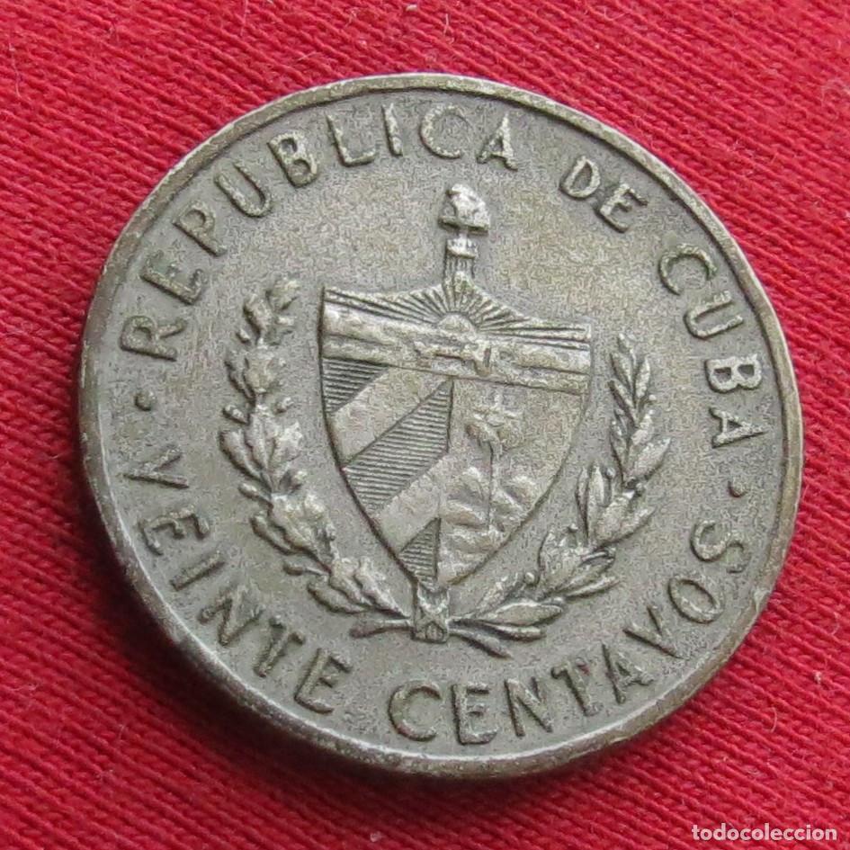 Monedas antiguas de Am&eacute;rica: Cuba 20 centavos 1962 #2 - Foto 2