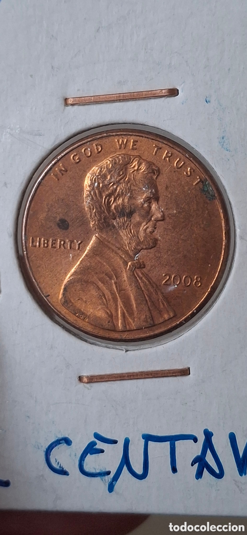 Old Coins of America: 2008 One Cent Usa Estados Unidos 1 centavo