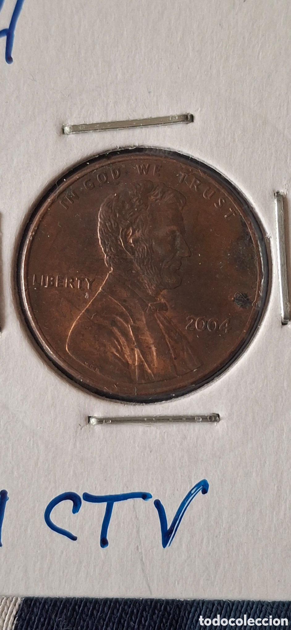 Moedas antigas da Am&eacute;rica: 2004 One Cent Usa Estados Unidos 1 centavo