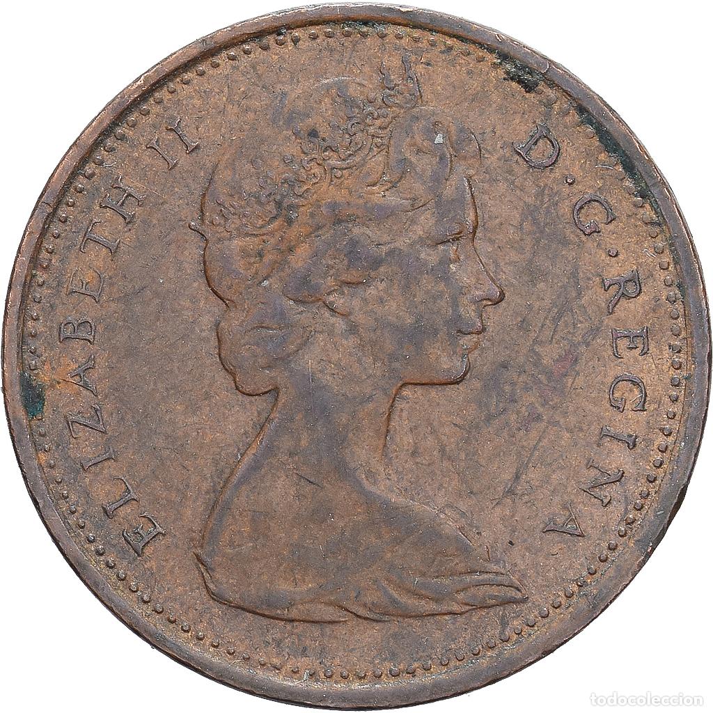Old Coins of America: [#1550131] Canad&aacute;, Elizabeth II, Cent, 1969, Royal Canadian Mint, Bronce, MBC, KM:59.1