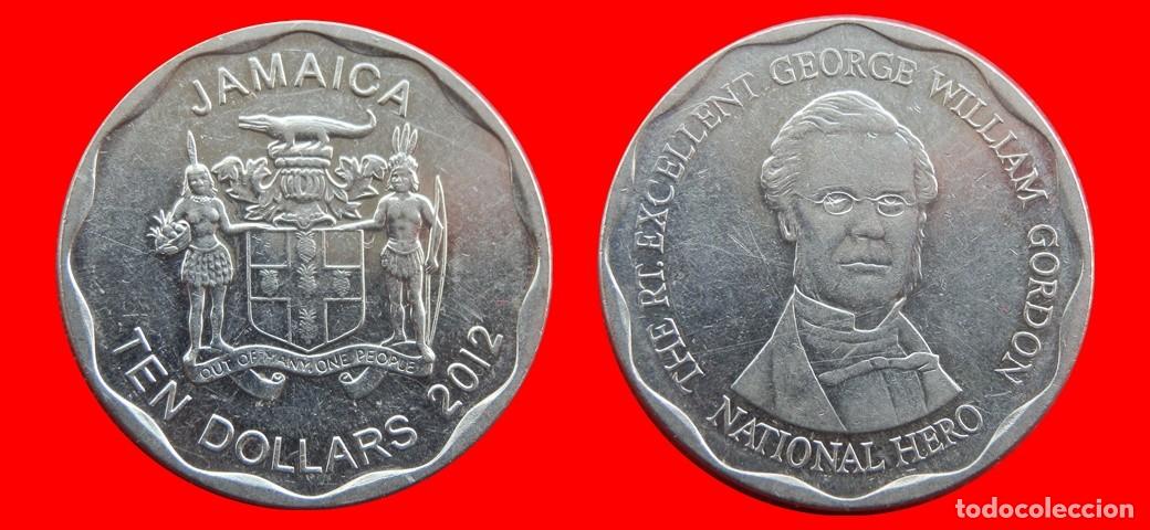 Monedas antiguas de Am&eacute;rica: 10 DOLARES 2012 JAMAICA-139712