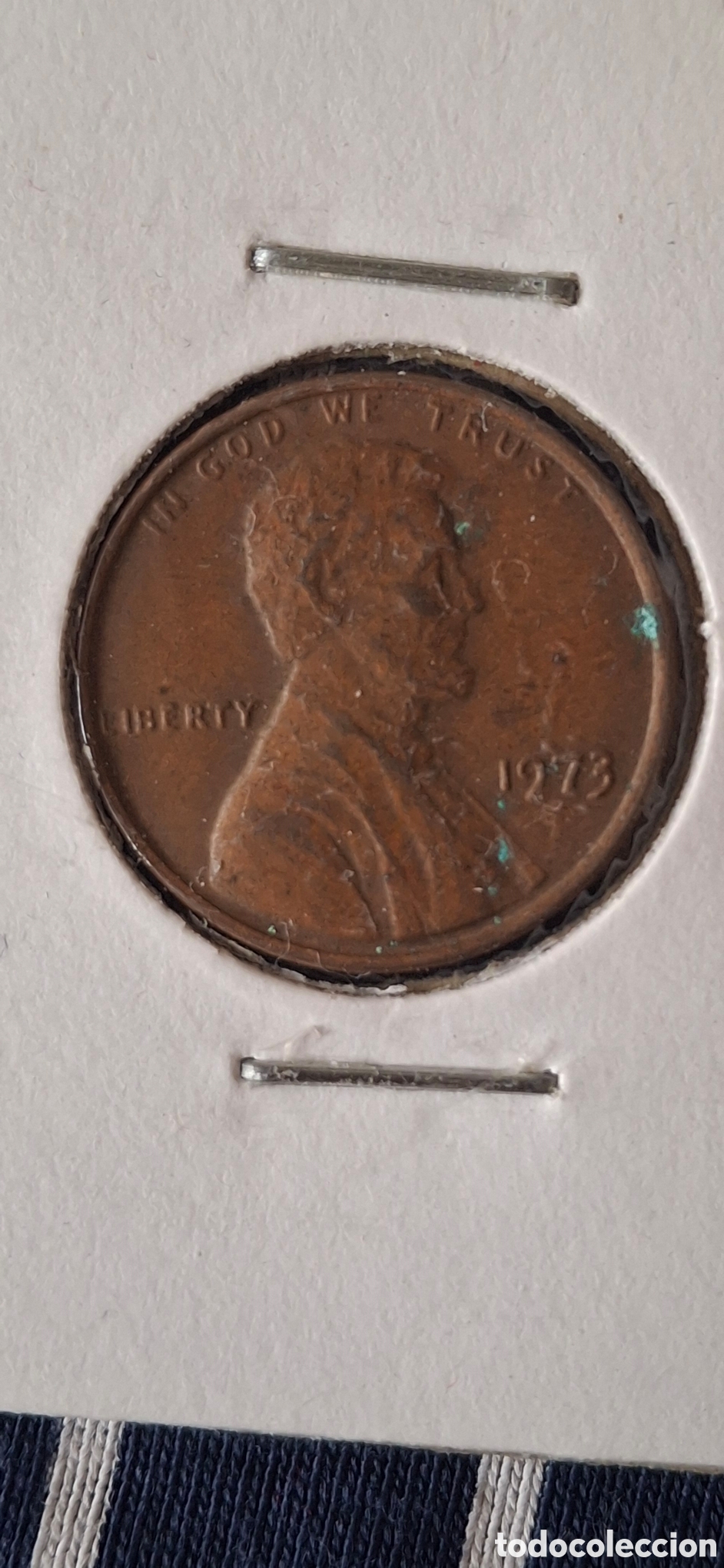 Monnaies anciennes d'Am&eacute;rique: 1973 One Cent Usa Estados Unidos 1 centavo