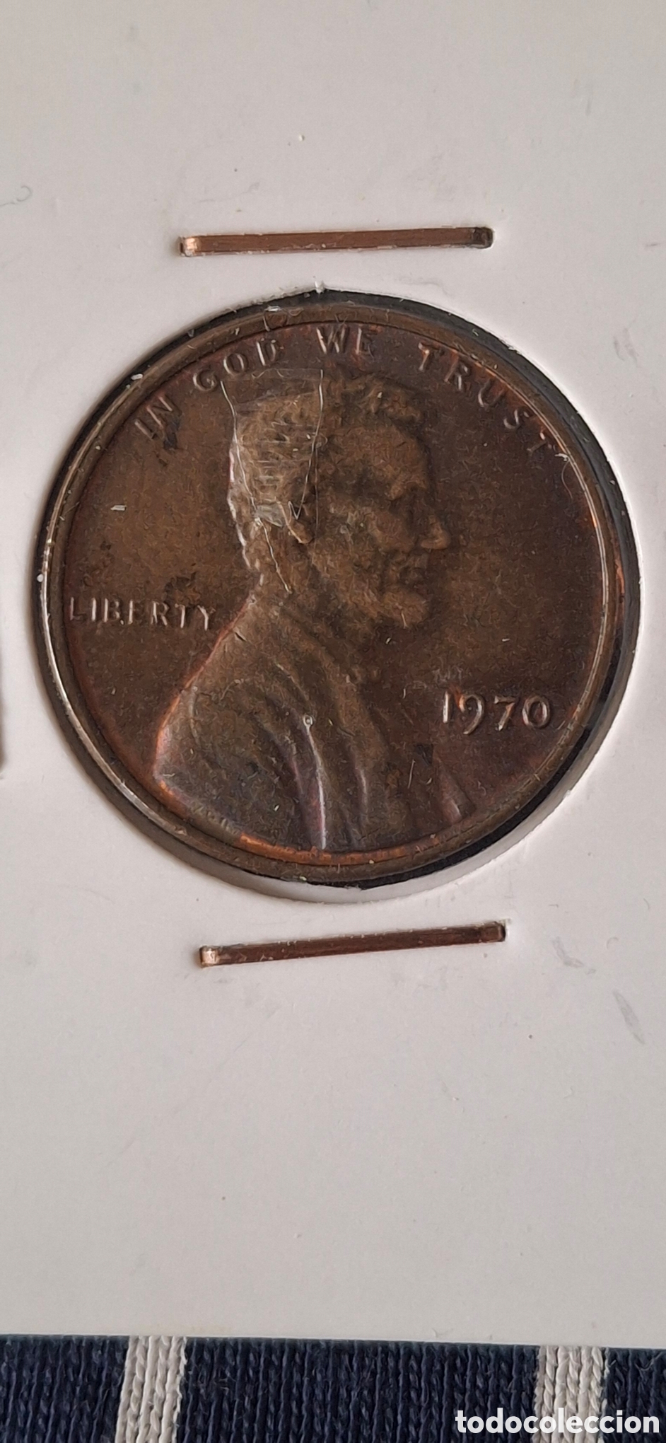 Monedas antiguas de Am&eacute;rica: 1970 One Cent Usa Estados Unidos 1 centavo