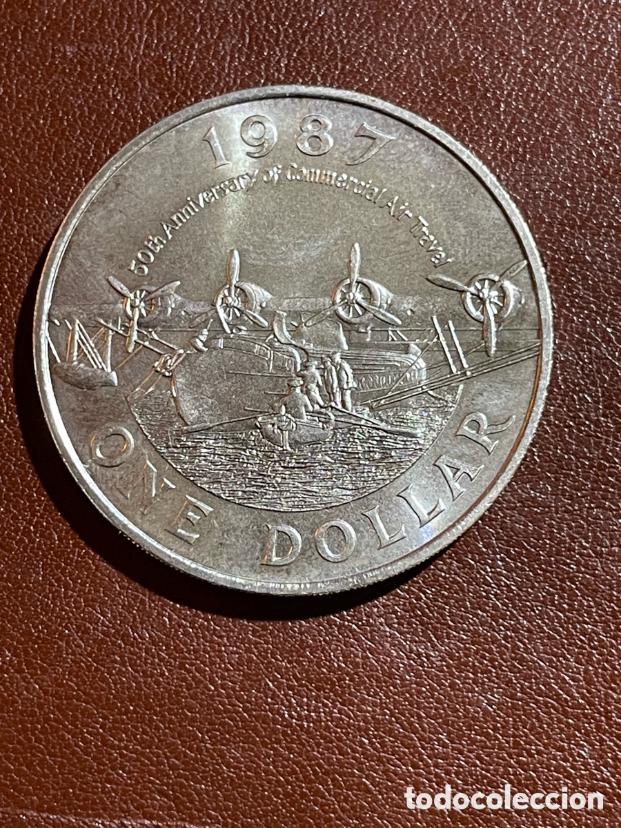 Old Coins of America: Moneda Bermudas a&ntilde;o 1987