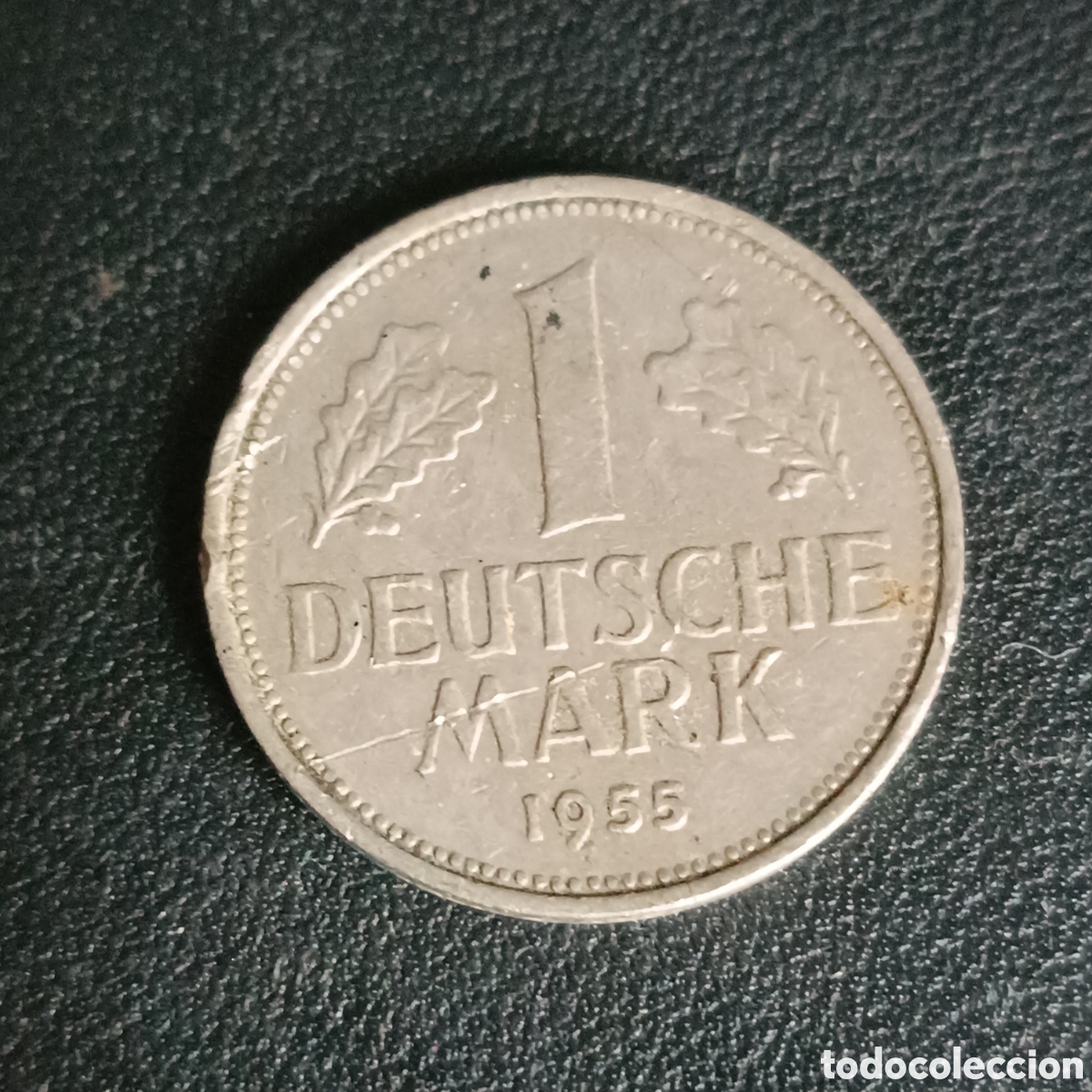Monedas antiguas de Am&eacute;rica: Moneda 1 Marco Alem&aacute;n 1955 - Foto 2