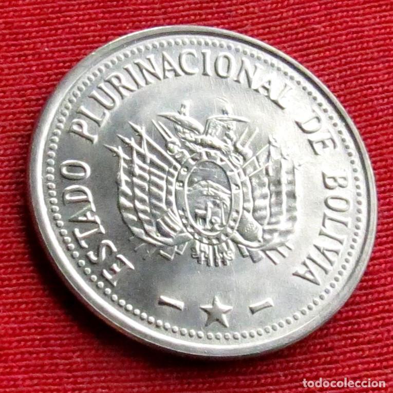 Monedas antiguas de Am&eacute;rica: Bolivia 50 centavos 2010 - Foto 2