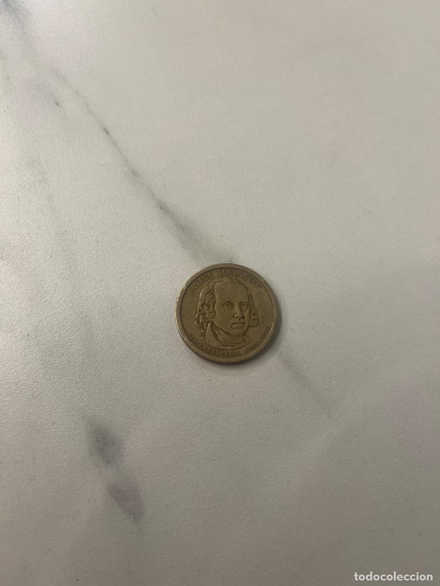 Monedas antiguas de Am&eacute;rica: Moneda 1 d&oacute;lar James Madison - Foto 1