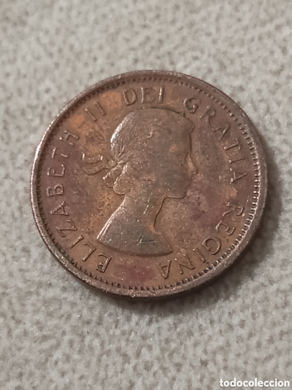 Monedas antiguas de Am&eacute;rica: Moneda 1 Centavo Canad&aacute; 1963 - Foto 1
