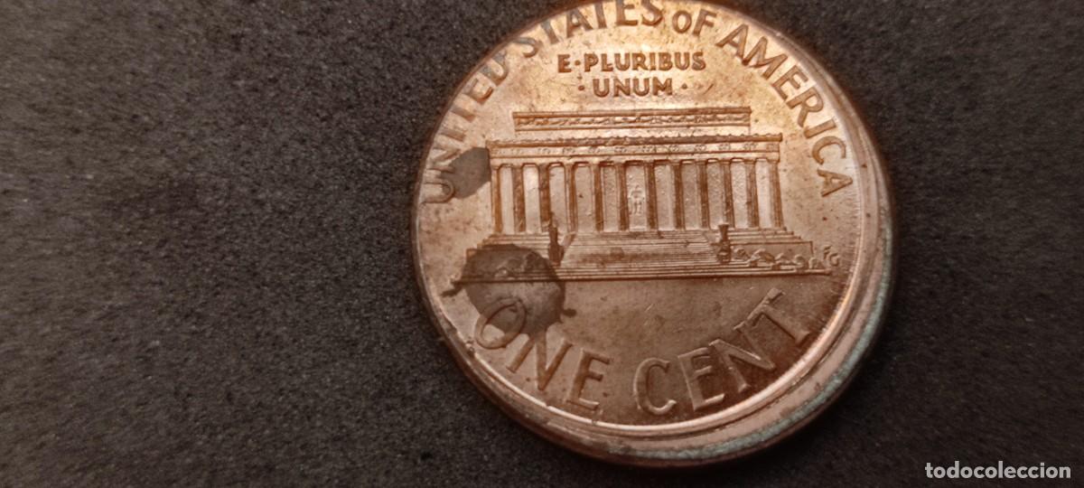 Monedas antiguas de Am&eacute;rica: USA 1 c&eacute;ntimo de Lincoln 2003 error descentrado - Foto 1