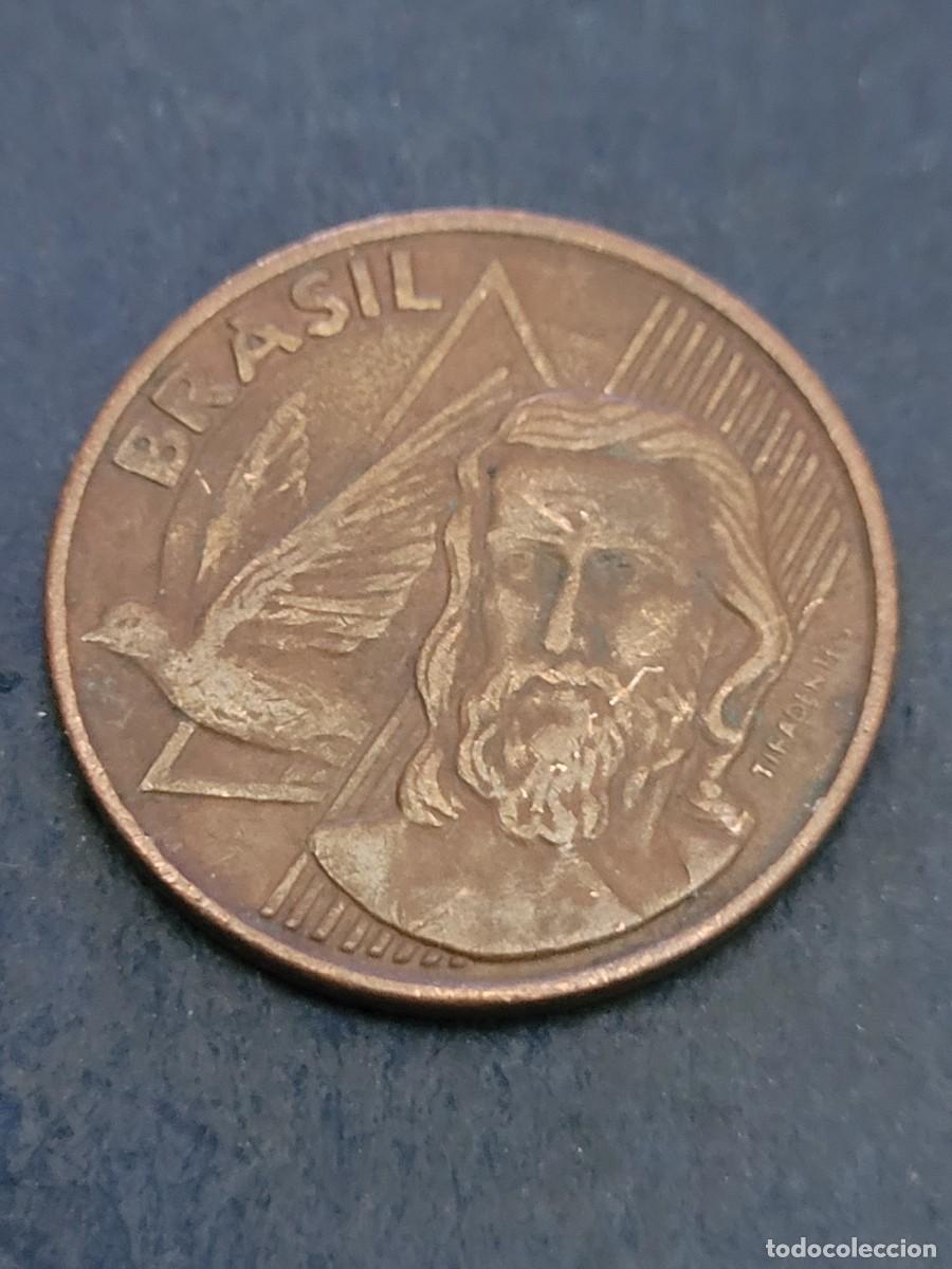 Monedas antiguas de Am&eacute;rica: Moneda 5 centavos 2001 Brasil - Foto 1