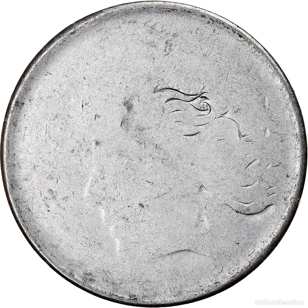 Old Coins of America: [#840521] Moneda, Brasil, 5 Centavos, die adjustment strike error, EBC, Acero inoxidable