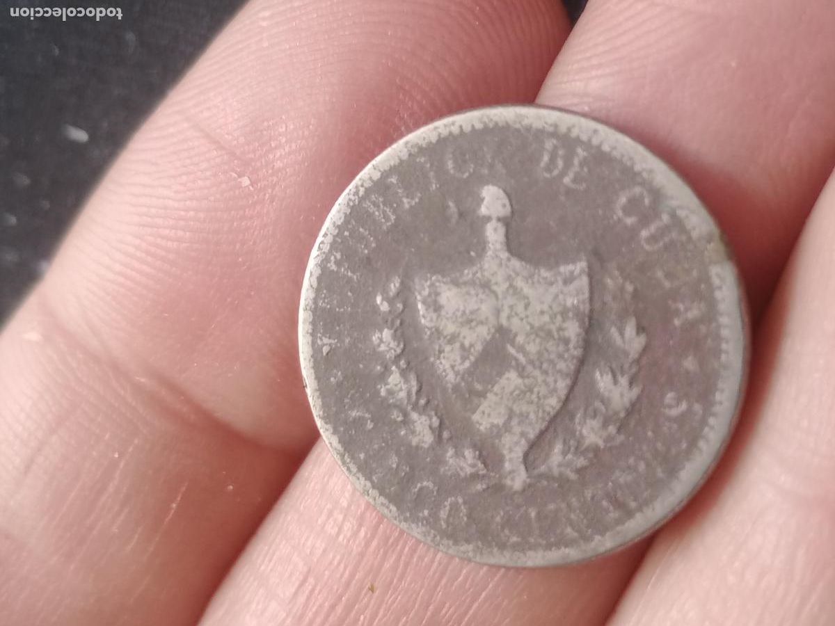 Monedas antiguas de Am&eacute;rica: CUBA 5 CENTAVOS 1920 - Foto 1