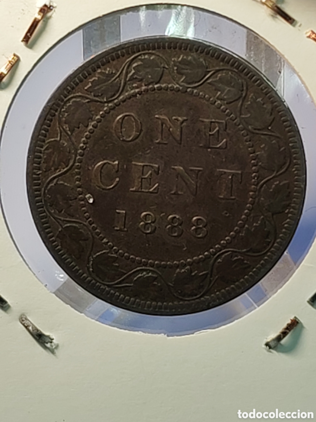 Monedas antiguas de Am&eacute;rica: One cent. 1888. Canada. Cobre. - Foto 1