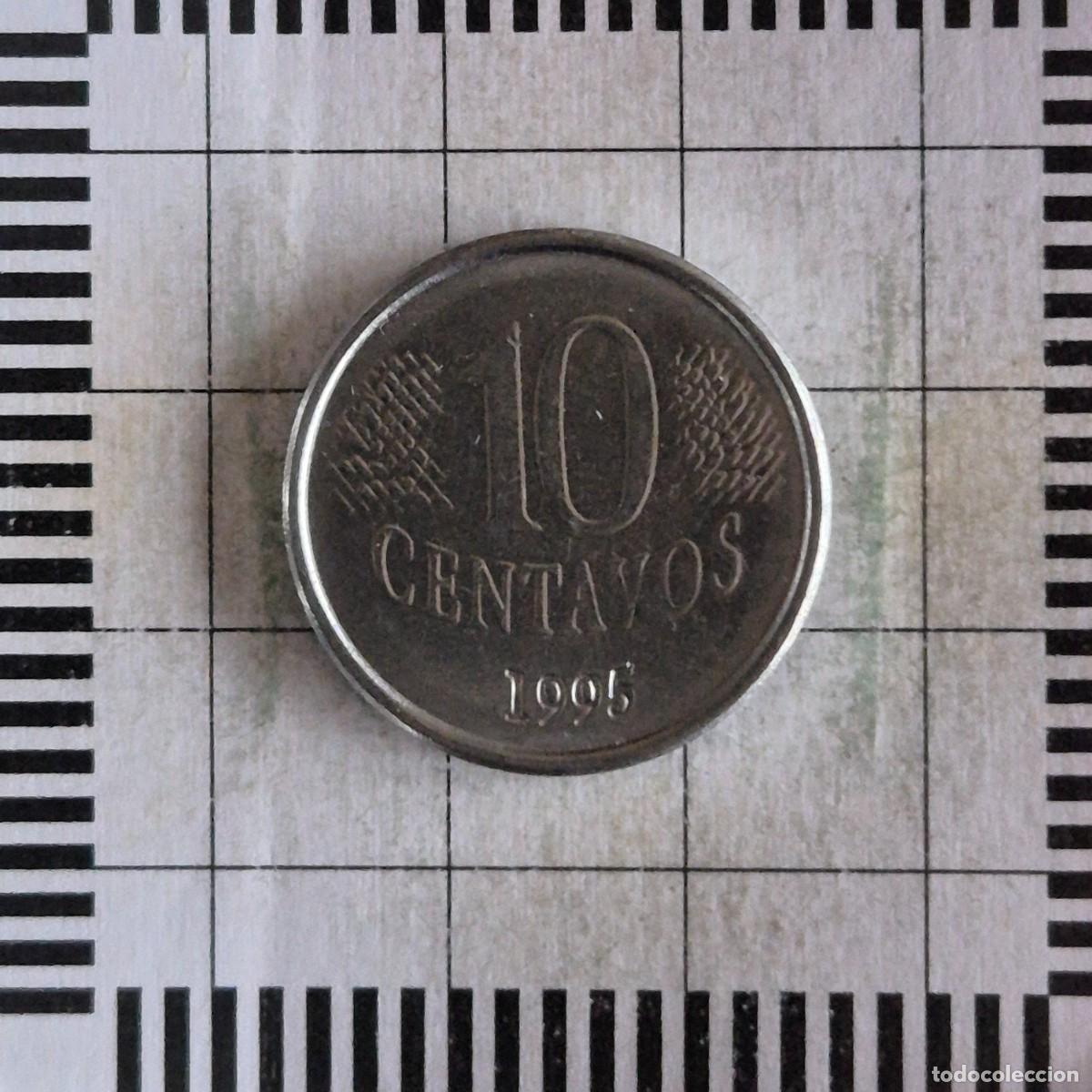 Monedas antiguas de Am&eacute;rica: 10 CENTAVOS, BRASIL. 1995. (KM#633). - Foto 1