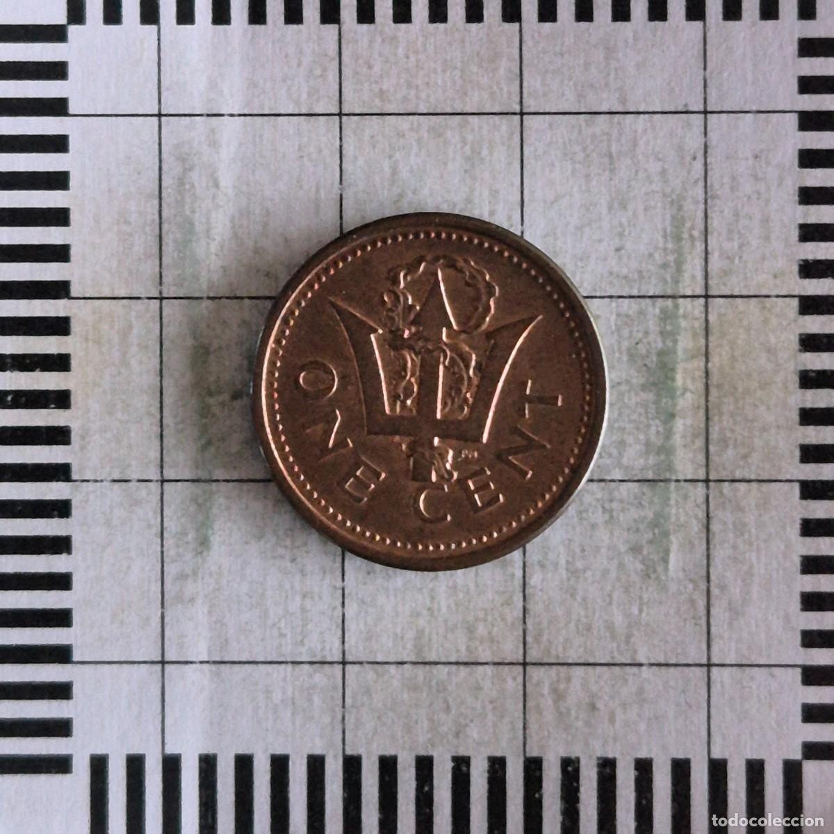 Monedas antiguas de Am&eacute;rica: 1 CENT, BARBADOS. 1997. (KM#10a). - Foto 2