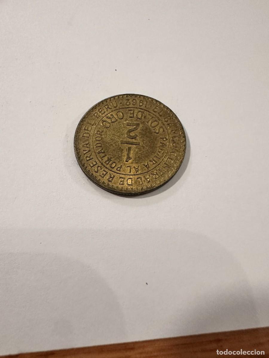 Monedas antiguas de Am&eacute;rica: Moneda 1/2 Sol - Per&uacute; - 1960 - Foto 1