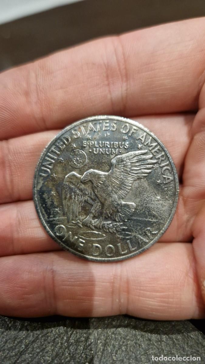Monedas antiguas de Am&eacute;rica: Un d&oacute;lar Eisenhower 1971 - Foto 1