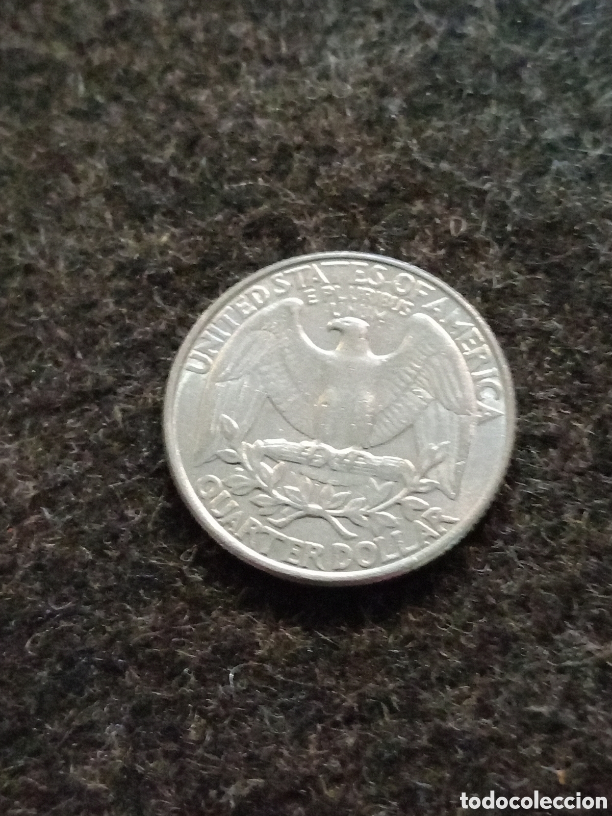 Monedas antiguas de Am&eacute;rica: Moneda de quarto de dolar de EEUU - Foto 4